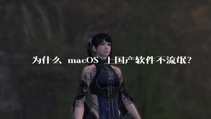 为什么 macOS 上国产软件不流氓？