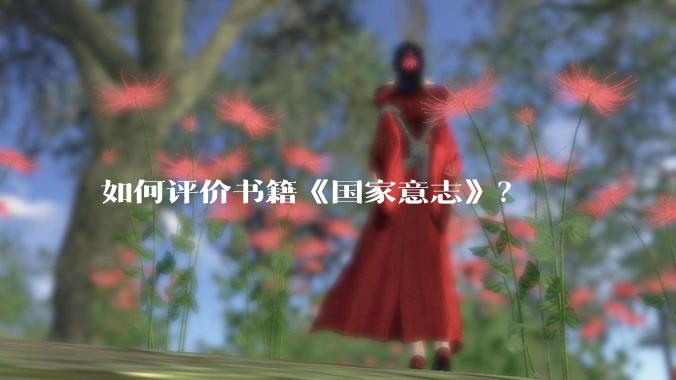 如何评价书籍《国家意志》？